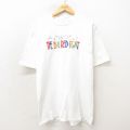 90s 半袖Tシャツ BOAT イカリ刺繍 ホワイト L | 古着