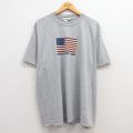 00s 半袖Tシャツ 星条旗 グレー XL | 古着