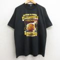 フルーツオブザルーム 90s 半袖Tシャツ エリコットビルバスケットボール ブラック XL | 古着