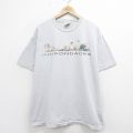 アディロンダック 00s 半袖Tシャツ シカ グレー XL | 古着