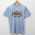 フルーツオブザルーム 90s 半袖Tシャツ ケープコッド灯台 ネイビー M | 古着