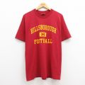 ジャージーズ 00s 半袖Tシャツ ヒルズボロフットボール バーガンディ L | 古着