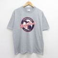 ヘインズ 00s 半袖Tシャツ ソフトボール グレー L | 古着