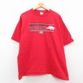 チャンピオン 00s 半袖Tシャツ アーカンソー大学 レッド XL | 古着