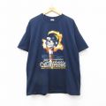 00s 半袖Tシャツ フットボール ネイビー XL | 古着