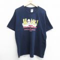 00s 半袖Tシャツ HNK ネイビー XL | 古着
