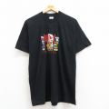 90s 半袖Tシャツ 国旗 ブラック L | 古着