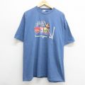 00s 半袖Tシャツ 鳥 ネイビー XL | 古着
