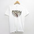 90s 半袖Tシャツ フロリダ地図 ホワイト L | 古着