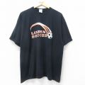 00s 半袖Tシャツ サッカー ブラック XL | 古着