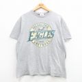 00s 半袖Tシャツ フィラデルフィアイーグルス グレー霜降り XL | 古着