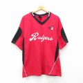 00s 半袖Tシャツ Rutgers レッド XL | 古着