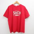 00s 半袖Tシャツ SOCO レッド XL | 古着