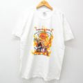 00s 半袖Tシャツ ニワトリバイオリン ホワイト L | 古着