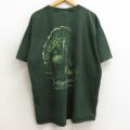 00s 半袖Tシャツ 鳥 グリーン XL | 古着