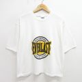 L★古着 半袖 ビンテージ Tシャツ メンズ 90年代 90s EVERLAST クルーネック USA製 白 ホワイト 24may14 中古