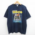 00s 半袖Tシャツ 航空機 ネイビー XL | 古着