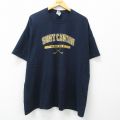 SUNY 00s 半袖Tシャツ カントンホッケー ネイビー XL | 古着