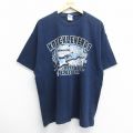 00s 半袖Tシャツ KNUCKLEHEADS ネイビー XL | 古着