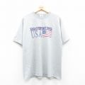 90s 半袖Tシャツ USAロゴ グレー XL | 古着