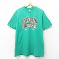 ジャージーズ 90s 半袖Tシャツ LAUGHLIN グリーン XL | 古着