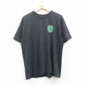 ヘインズ 00s 半袖Tシャツ GLAZEN SEAL ブラック XL | 古着