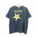 00s 半袖Tシャツ スキー ブラック L | 古着