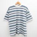 90s 半袖Tシャツ モックネック ホワイト XL | 古着