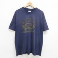 ヘインズ 90s 半袖Tシャツ スミスヴィル ネイビー XL | 古着