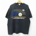 00s 半袖Tシャツ ピッツバーグスティーラーズ ブラック XL | 古着