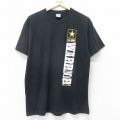00s 半袖Tシャツ アーミー ブラック L | 古着