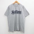 00s 半袖Tシャツ Six Flags グレー XL | 古着