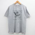 00s 半袖Tシャツ 七面鳥 グレー XL | 古着