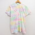 スクリーンスターズ 80s 半袖Tシャツ CAPEZIO ピンクタイダイ M | 古着