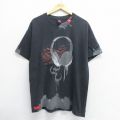 00s 半袖Tシャツ ヘッドフォン ブラック L | 古着