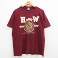 ラッセル 00s 半袖Tシャツ SPORTSHOP バーガンディ XL | 古着