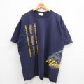90s 半袖Tシャツ ミシガンウルヴァリンズ ネイビー XL | 古着