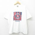 XL★古着 半袖 ビンテージ Tシャツ メンズ 90年代 90s カンクン 大きいサイズ コットン 白 ホワイト 【spe】 24jun13 中古