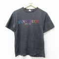 90s 半袖Tシャツ 刺繍 ブラック M | 古着