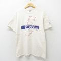 ヘインズ 90s 半袖Tシャツ Raising spirits 5 生成り XL | 古着