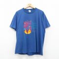 ジャージーズ 90s 半袖Tシャツ シトラス ブルー XL | 古着