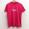 フルーツオブザルーム 90s 半袖Tシャツ Tigers 8 ピンク M | 古着