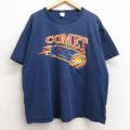 00s 半袖Tシャツ COMET ネイビー XL | 古着