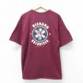 00s 半袖Tシャツ ヘビ バーガンディ XL | 古着