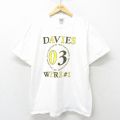 XL★古着 フルーツオブザルーム 半袖 ビンテージ Tシャツ メンズ 00年代 00s DAVIES 大きいサイズ コットン クルーネック 白 ホワイト 24jun25 中古