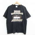 ヘインズ 00s 半袖Tシャツ アイスホッケー ブラック XL | 古着