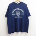 90s 半袖Tシャツ ジャマイカ ネイビー XL | 古着