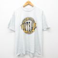 フルーツオブザルーム 90s 半袖Tシャツ フットボール グレー XL | 古着