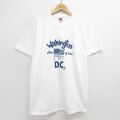 フルーツオブザルーム 00s 半袖Tシャツ ワシントンDC ホワイト L | 古着