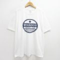ヘインズ 00s 半袖Tシャツ BRANDEIS ホワイト XL | 古着